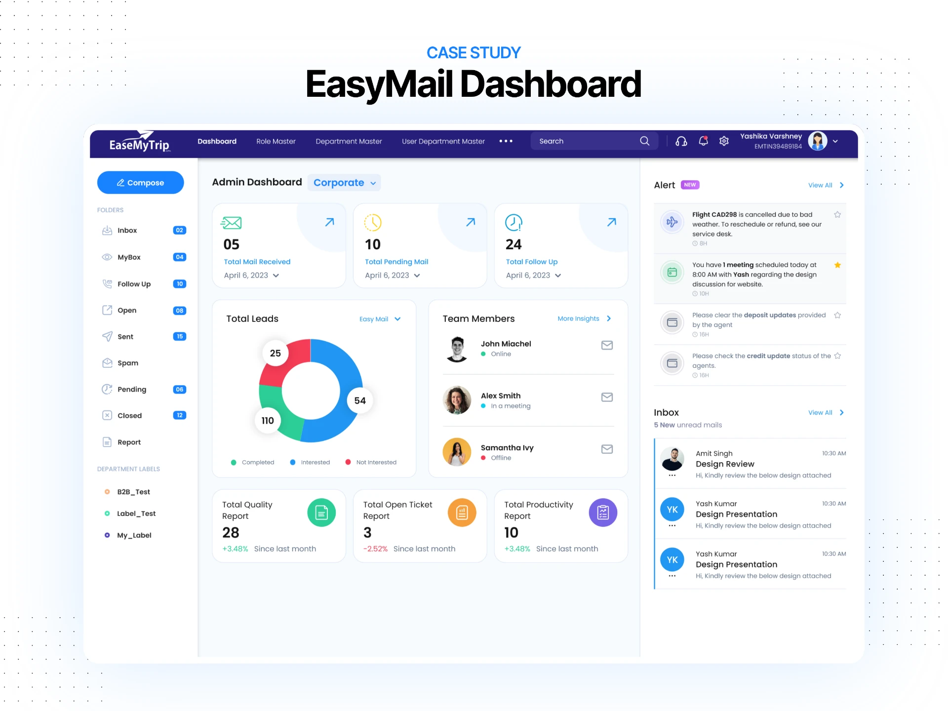 EasyMail — Enterprise Mail & Ticketing