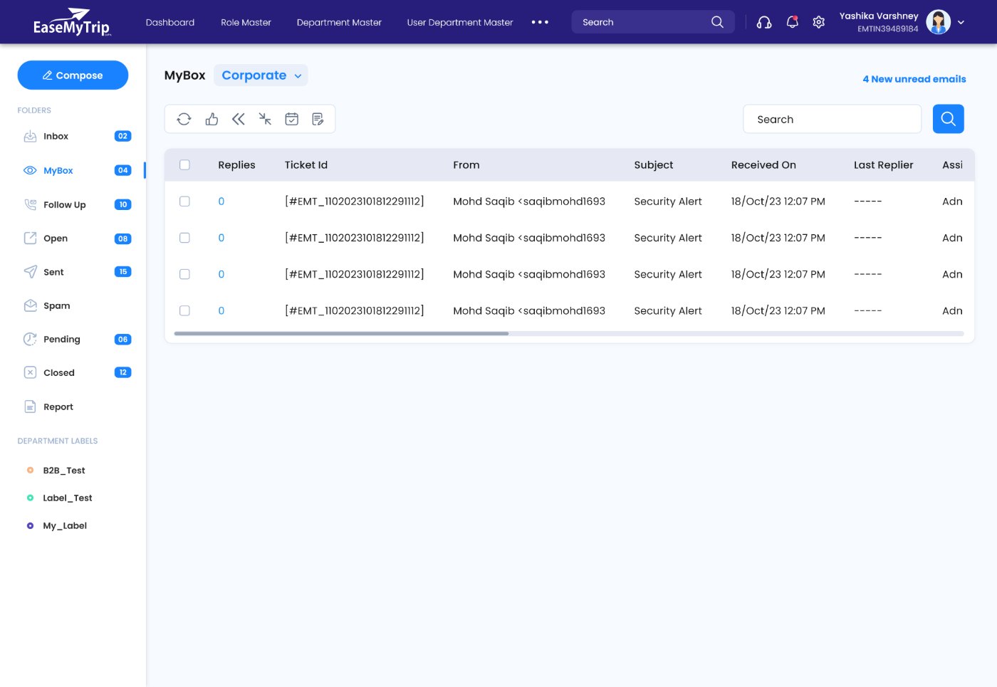 EasyMail MyBox queue